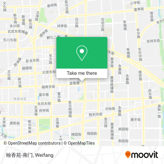翰香苑-南门 map