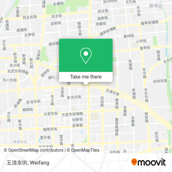玉清东街 map