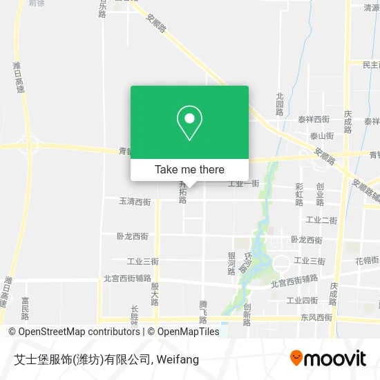 艾士堡服饰(潍坊)有限公司 map