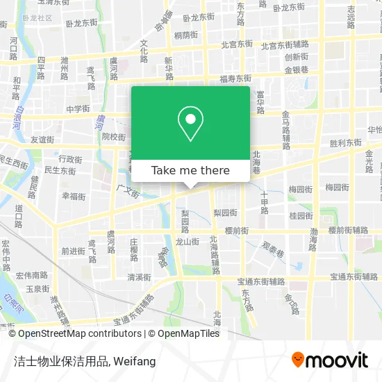 洁士物业保洁用品 map