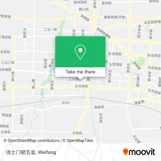 强士门锁五金 map