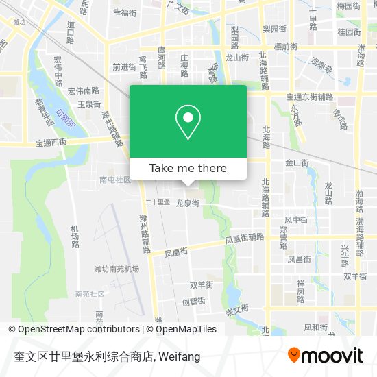 奎文区廿里堡永利综合商店 map