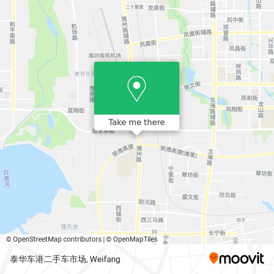 泰华车港二手车市场 map