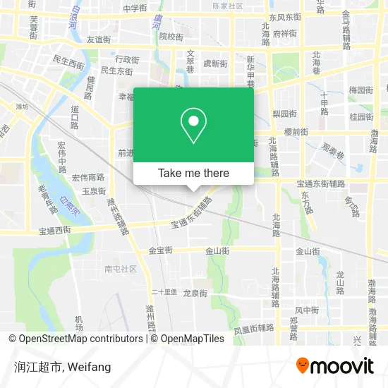 润江超市 map