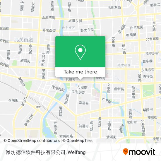 潍坊德信软件科技有限公司 map