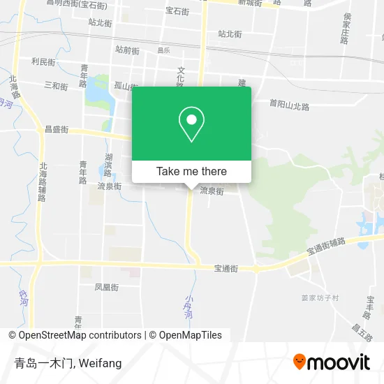 青岛一木门 map