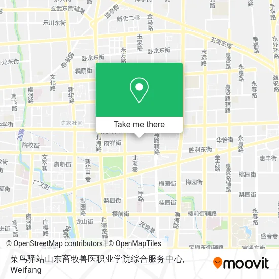 菜鸟驿站山东畜牧兽医职业学院综合服务中心 map