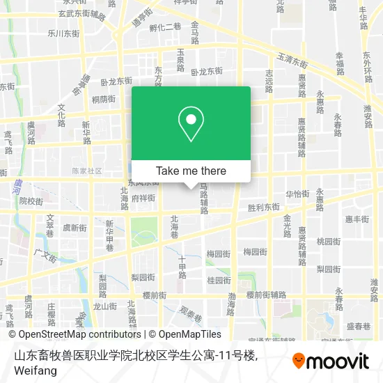山东畜牧兽医职业学院北校区学生公寓-11号楼 map