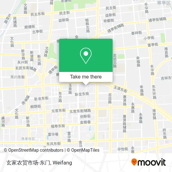 玄家农贸市场-东门 map