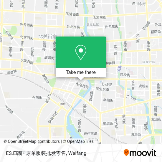 ES.E韩国原单服装批发零售 map