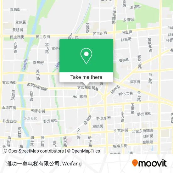 潍功一奥电梯有限公司 map