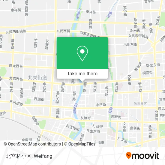 北宫桥小区 map