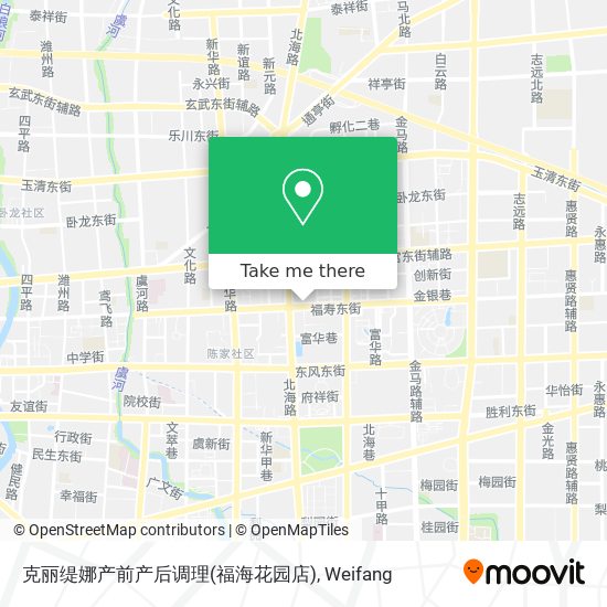 克丽缇娜产前产后调理(福海花园店) map