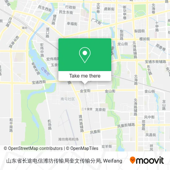 山东省长途电信潍坊传输局奎文传输分局 map