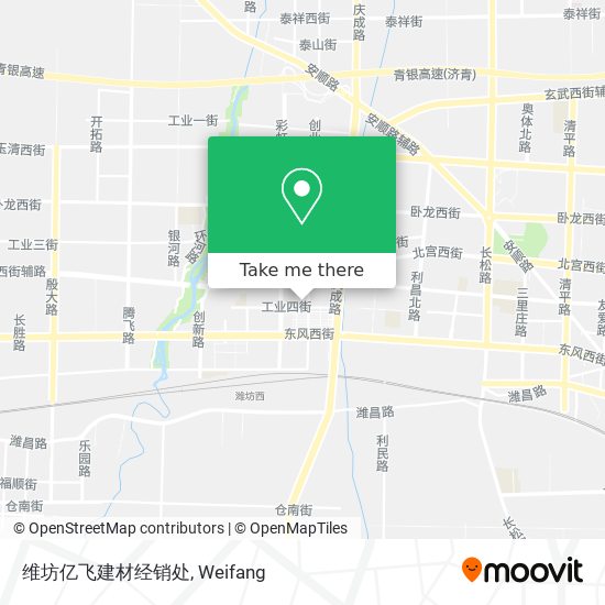 维坊亿飞建材经销处 map