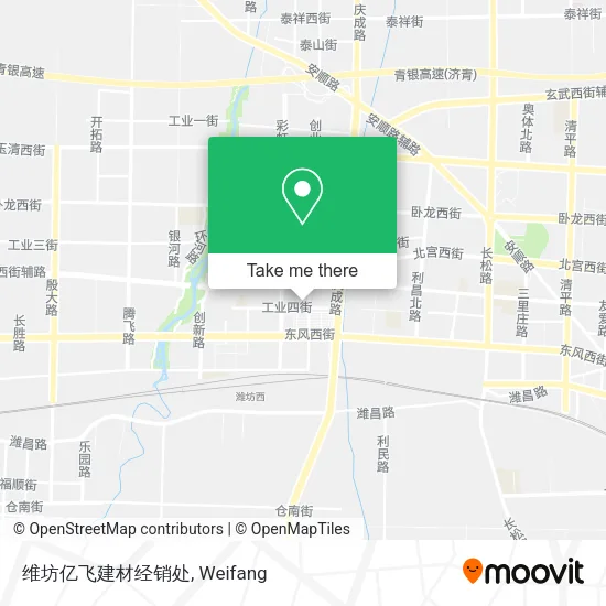 维坊亿飞建材经销处 map