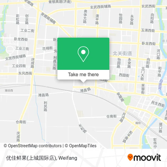 优佳鲜果(上城国际店) map
