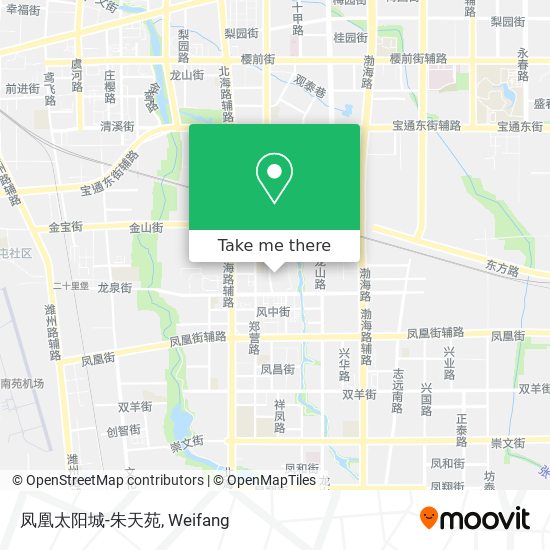 凤凰太阳城-朱天苑 map