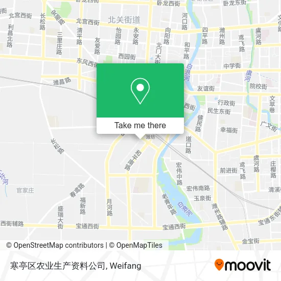 寒亭区农业生产资料公司 map