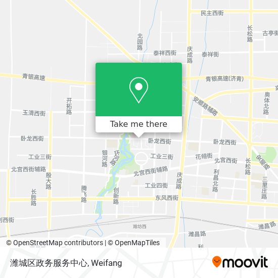 潍城区政务服务中心 map