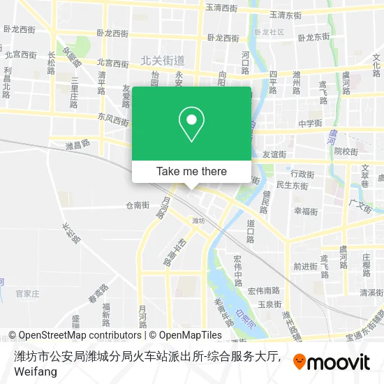 潍坊市公安局潍城分局火车站派出所-综合服务大厅 map