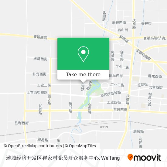 潍城经济开发区崔家村党员群众服务中心 map