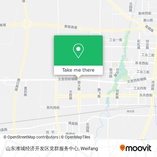山东潍城经济开发区党群服务中心 map