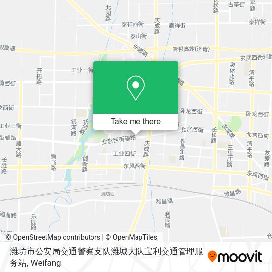 潍坊市公安局交通警察支队潍城大队宝利交通管理服务站 map