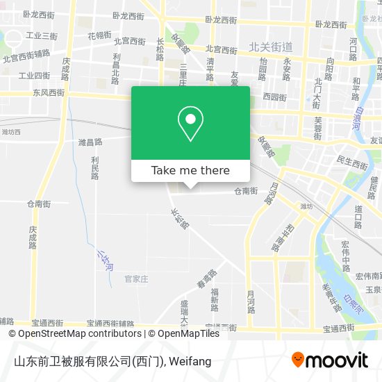 山东前卫被服有限公司(西门) map