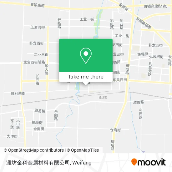 潍坊金科金属材料有限公司 map