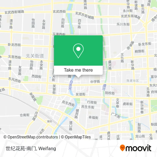 世纪花苑-南门 map