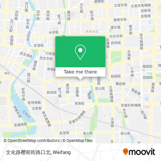 文化路樱前街路口北 map