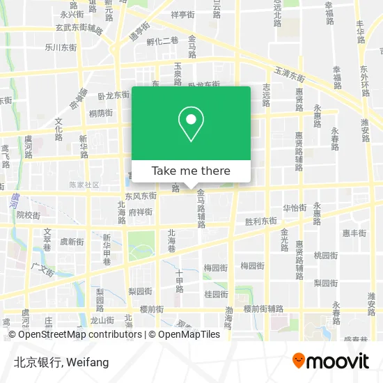 北京银行 map