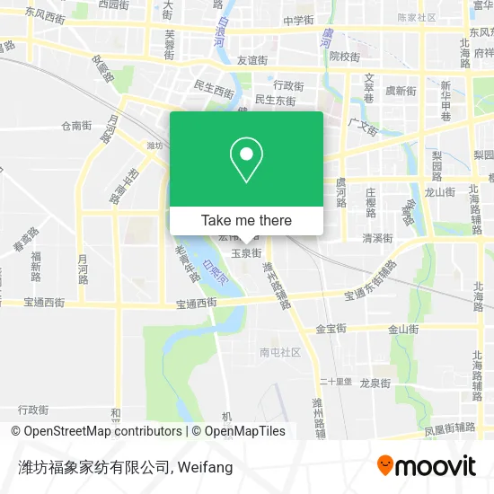 潍坊福象家纺有限公司 map