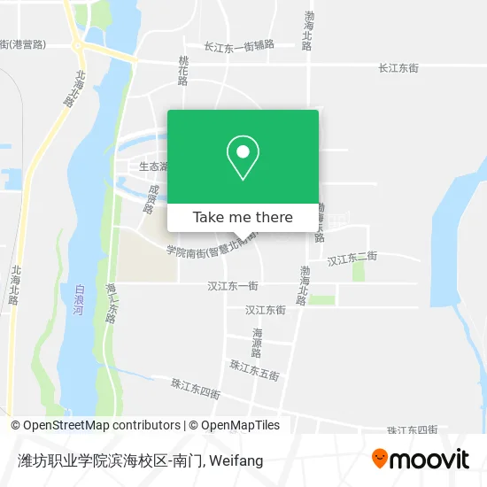 潍坊职业学院滨海校区-南门 map