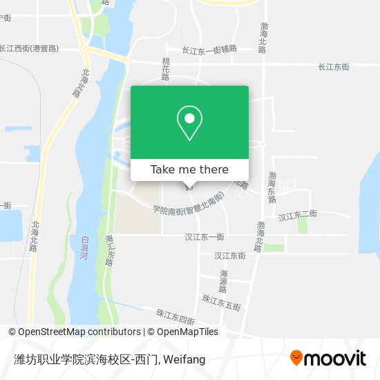 潍坊职业学院滨海校区-西门 map