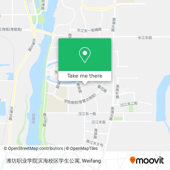 潍坊职业学院滨海校区学生公寓 map
