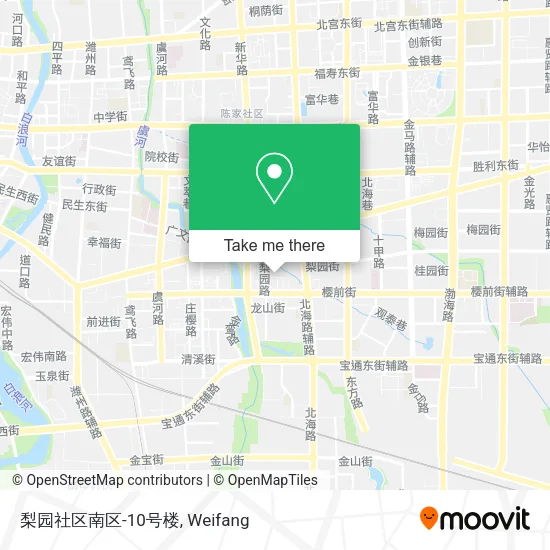 梨园社区南区-10号楼 map