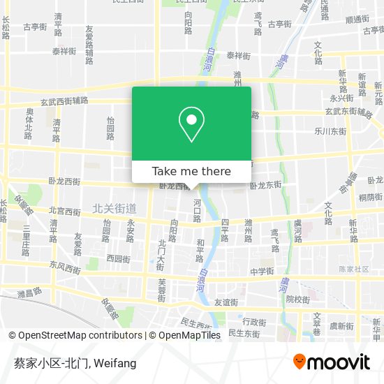 蔡家小区-北门 map