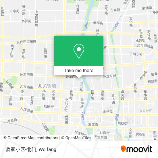 蔡家小区-北门 map