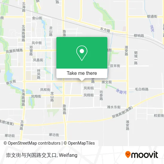 崇文街与兴国路交叉口 map