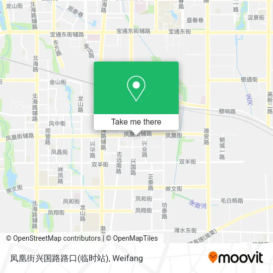 凤凰街兴国路路口(临时站) map
