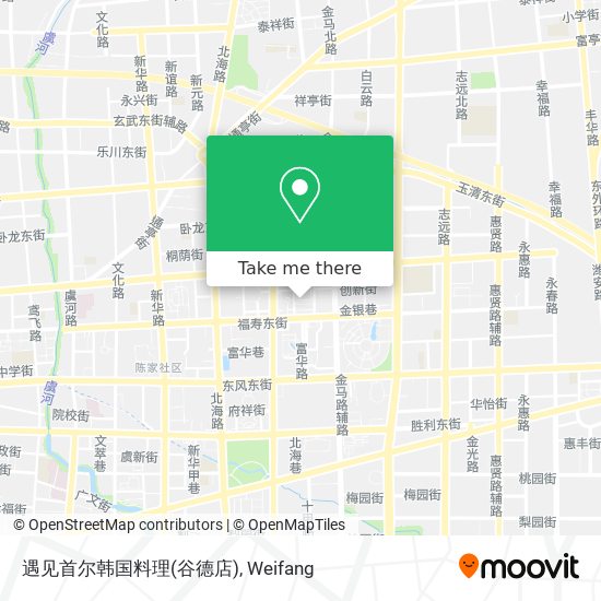 遇见首尔韩国料理(谷德店) map