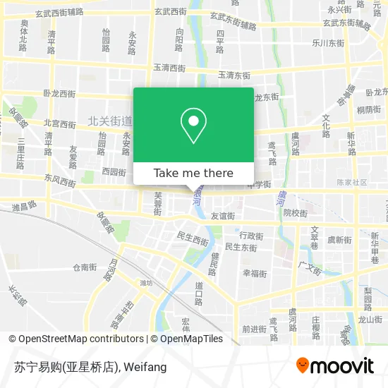 苏宁易购(亚星桥店) map