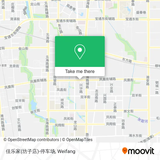 佳乐家(坊子店)-停车场 map