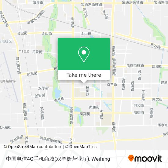 中国电信4G手机商城(双羊街营业厅) map