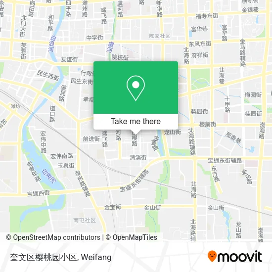 奎文区樱桃园小区 map