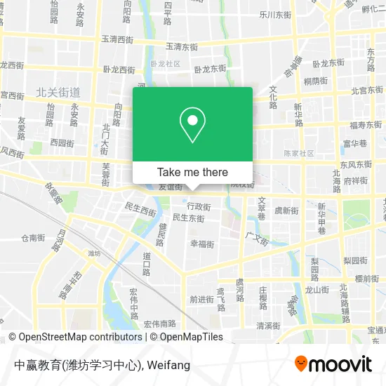 中赢教育(潍坊学习中心) map