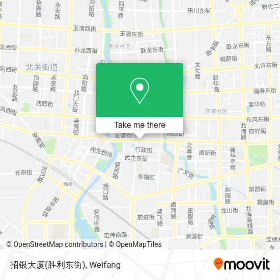 招银大厦(胜利东街) map