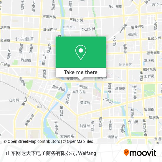 山东网达天下电子商务有限公司 map